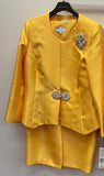 Lily & Taylor 4750 yellow skirt suit