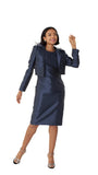 Chancele 9766 navy jacket dress