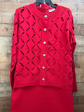 Lily & Taylor 800 red jacket dress