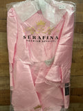 Serafina 4319 baby pink skirt suit