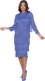 Divine Casuals 1931 lavender fringe dress