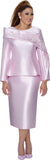 Dorinda Clark 309692 pink skirt suit