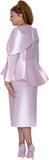 Dorinda Clark 309692 baby pink skirt suit