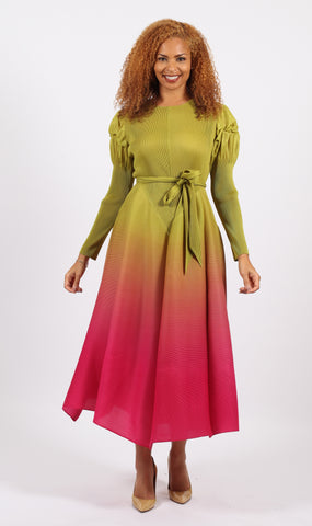 Diana 8005 multi colored maxi dress