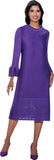 Divine Casuals 1661 Purple Dress