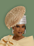 Donna Vinci H12138 ribbon hat