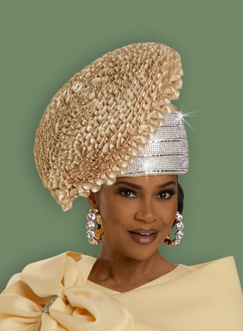 Donna Vinci H12138 ribbon hat