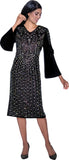 Dorinda Clark 309251 black dress