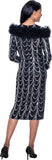 Dorinda Clark 309271 black sequin dress