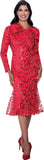 Dorinda Clark 309341 red dress