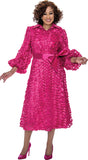 Dorinda Clark 5261 magenta dress