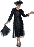 Dorinda Clark 5312 black jacket dress