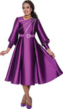 Dresses by Nubiano 100081 purple dress