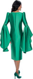 Dresses by Nubiano 100211 emerald green dress