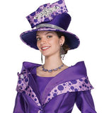 Elite Champagne h6014 purple hat