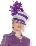 Elite Champagne h5954 purple hat