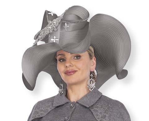 Elite Champagne h5955 silver grey hat