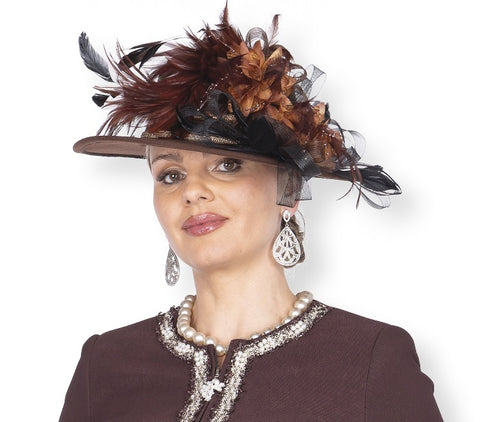 Elite Champagne h5958 brown hat