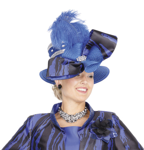 Elite Champagne h6170 royal blue hat