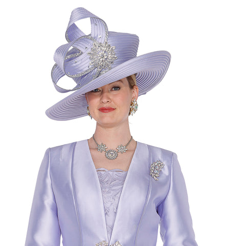 Elite Champagne H6270 lilac purple hat