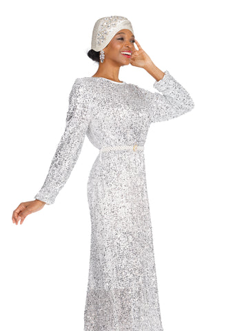 Elite Champagne 5927 white dress