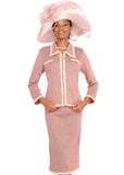 Elite Champagne 5965 peach skirt suit