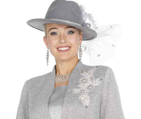 Elite Champagne h5959 silver hat