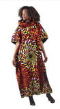 African Print Caftan