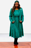 Tally Taylor 4856 emerald green jacket dress