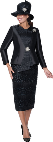 GMI 400952 black skirt suit