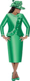 GMI 400702 emerald skirt suit