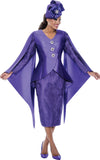 GMI 400812 purple skirt suit