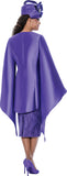 GMI 400812 purple  skirt suit