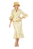 Giovanna G1165 gold skirt suit