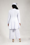 Giovanna 0950 white pant suit