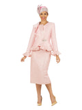 Giovanna G1216 pink skirt suit