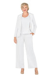 Giovanna S0706 white pant suit