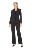 Giovanna S0740 navy blue pant suit