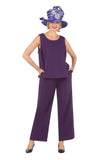 Giovanna S0753 purple pant suit