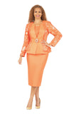 Giovanna G1181 orange skirt suit