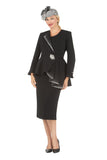 Giovanna G1183 black skirt suit