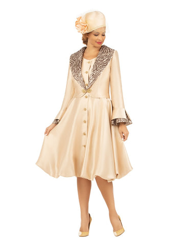 Giovanna G1220 gold jacket dress