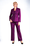 Giovanna S0740 purple pant suit