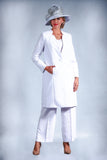 Giovanna S0753 white pant suit