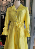 Serafina 6441 yellow bell sleeve dress