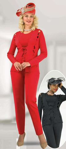 Lily & Taylor 818 knit pant suit