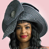 Lily & Taylor H949 silver hat