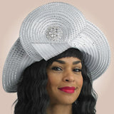 Lily & Taylor H949 white hat