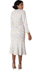 Liorah 7317 ivory skirt suit