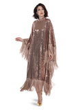 Love the Queen 17493 rose gold kaftan